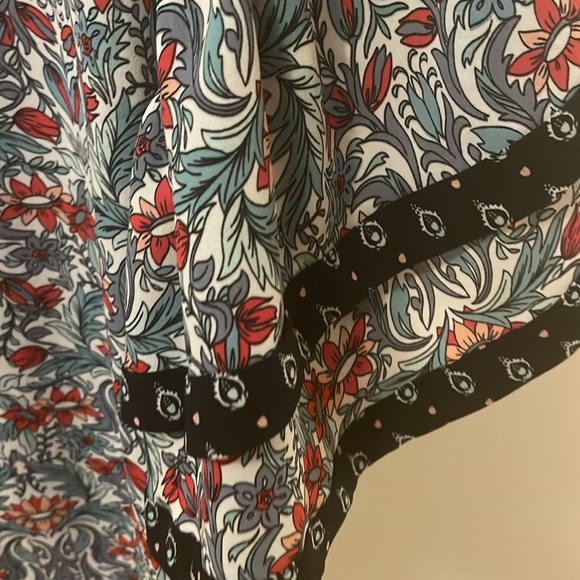 retro boho chic vintage 1970s style flow top - Picture 9 of 11